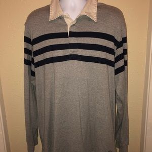 IZOD Long Sleeve Varsity Rugby Polo